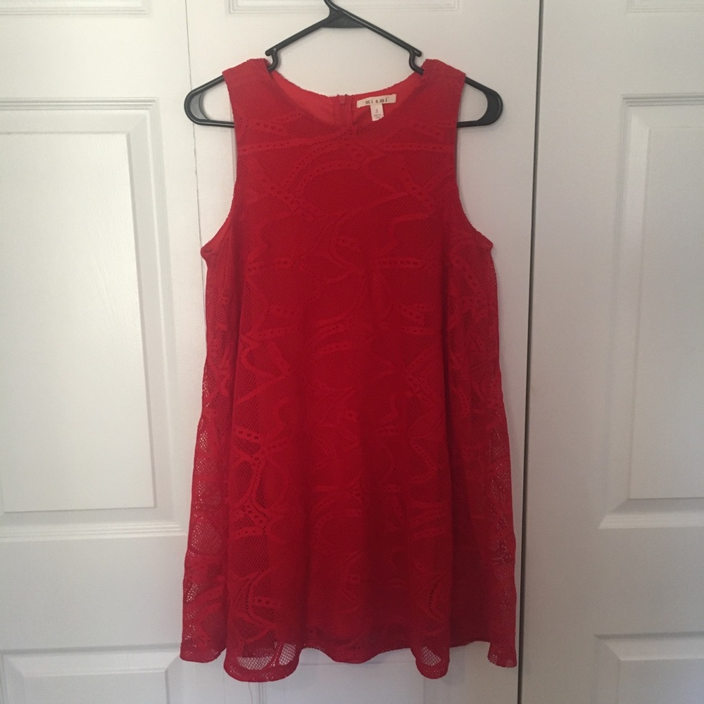 Miami Red Shift Dress